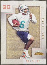 2001 Fleer Showcase #89 Ray Lucas Football NM