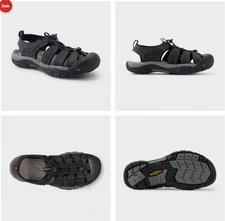Men's KEEN Newport Sandals Black Color