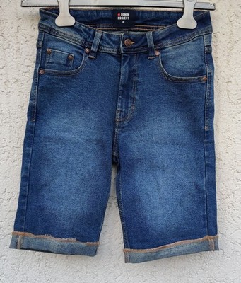 Denim Project Herren Jeans Shorts Size 28 DARK BLUE Neu!!
