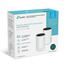 TP-Link Deco WE10800 2-pack Wi-Fi 6E Whole Home Mesh Routers, 6 Ghz Band,