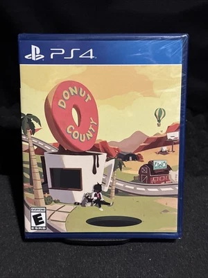 Donut County (Sony PlayStation 4) iam8bit - US Release - New Sealed UPC Punched