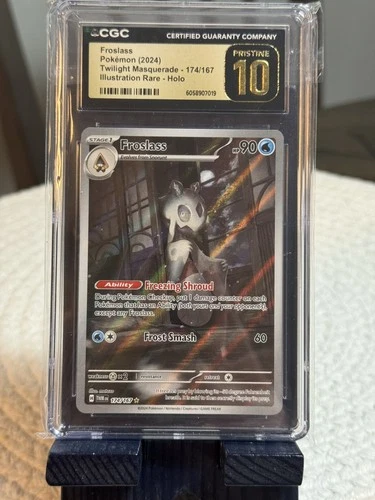 Pokemon Froslass Twilight Masquerade Illustration Rare #174 CGC 10 Pristine