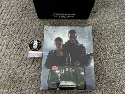 Terminator Genisys 3D Blu-ray Debossed Steelbook W/ 1 Click Box - Picture 2 of 4