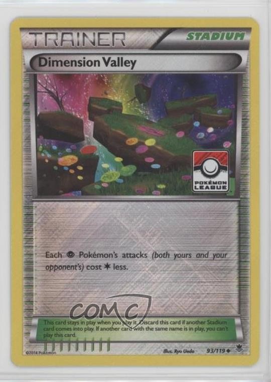 Dimension Valley Reverse Foil Pokemon XY Phantom Forces #93