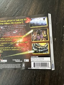 Sega Dreamcast Back Cover Art Only Armada 