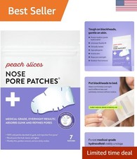 7 ct Overnight Hydrocolloid Nose Pore Patches - Painless Blackhead Solution