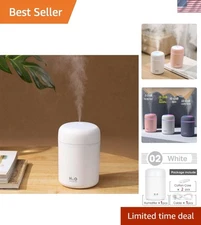 Portable USB Mini Humidifier with Colorful Light - 300ml, Perfect for Travel