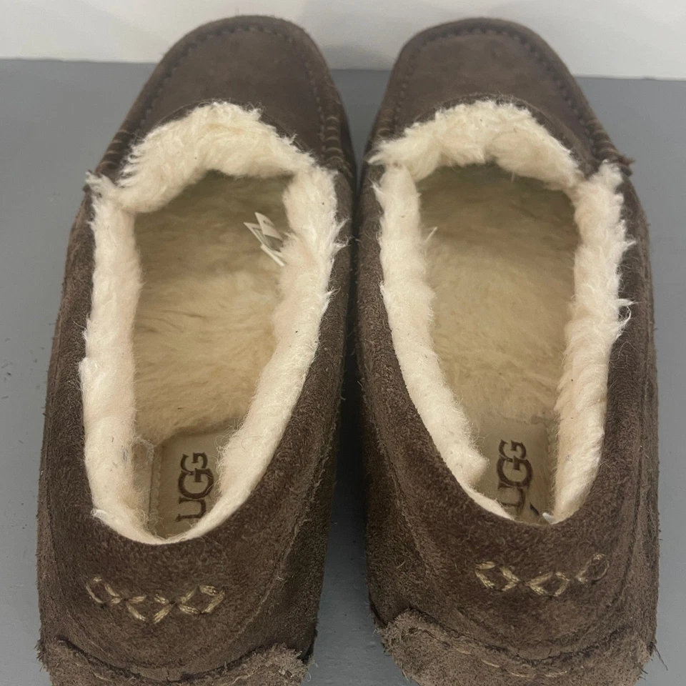 Zapatillas mocasín espresso de lana gamuza interior/exterior UGG Ansley para mujer talla 9 Foto 4 de 4