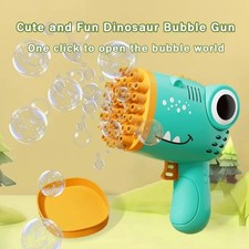 Dinosaur Bubble Gun 40 Hole Bubble Machine Kids Party Outdoor Wedding Toy
