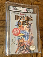 CASTLEVANIA III 3 DRACULA’S CURSE VGA 85 Graded H-Seam Factory Sealed 1990 NES