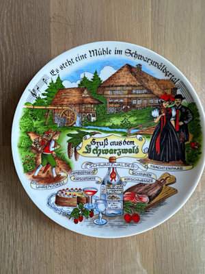 Sammelteller  Gruß aus dem Schwarzwald  | Top Zustand