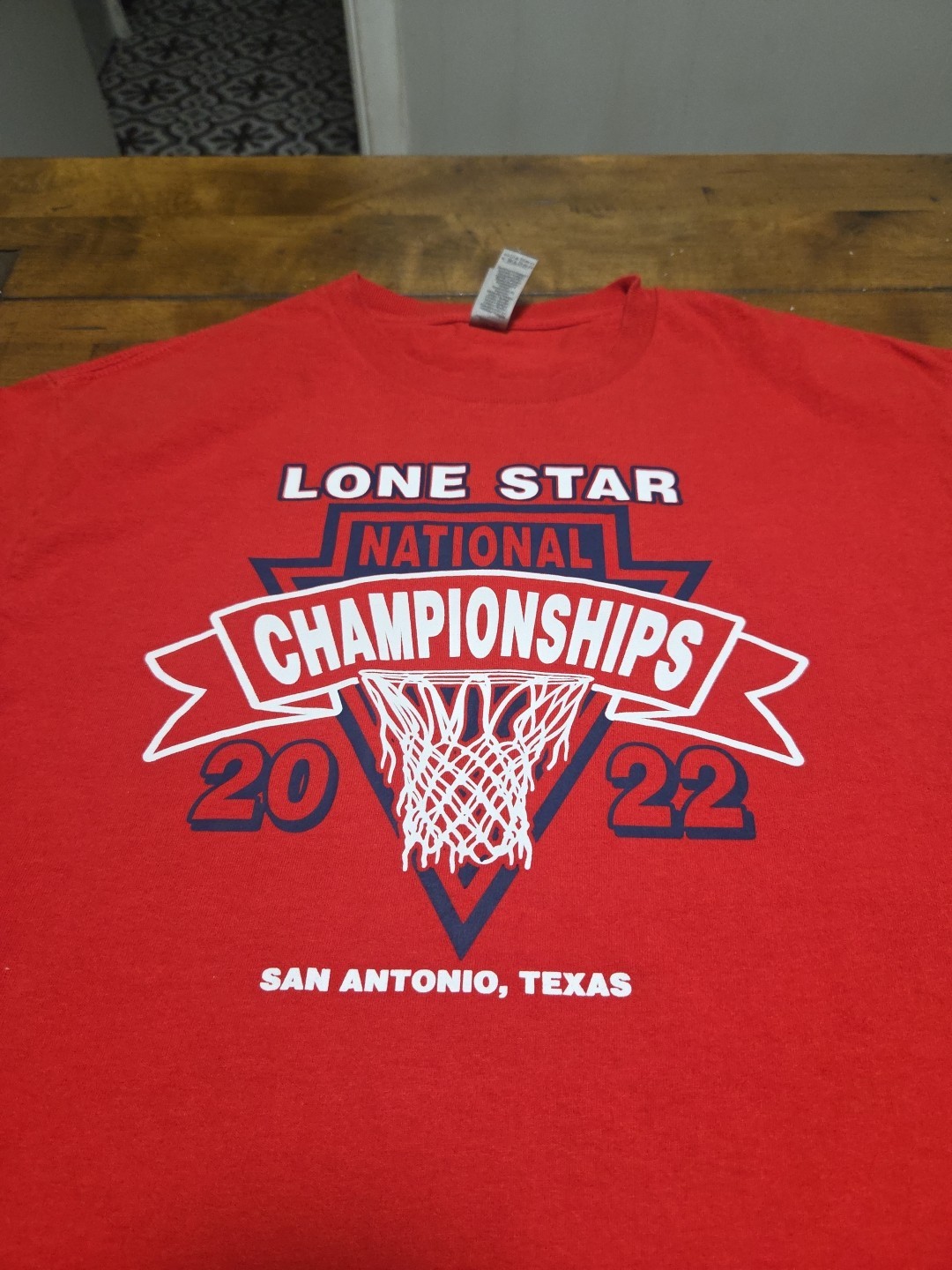 Lone Star National Championships 2022 Basketball T-Shirt San Antonio TX  Med image 2