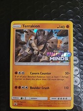 Terrakion SM205 - Pokemon Black Star Promo Unified Minds Pre- Release NM