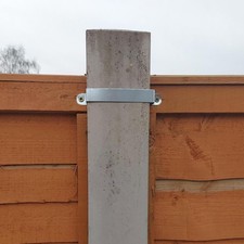 Fence Panel Security Bracket Set (20 Pack) Galvanized Steel Post Clips