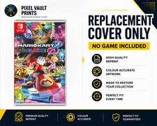 Image of Mario Kart 8 Deluxe Switch Replacement Cover Case & Inlay Only NO GAME Nintendo
