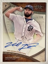 Michael Fulmer 2017 Topps Tier One Break Out Auto 113/150 Detroit Tigers