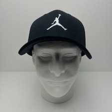 NIKE JORDAN Rise Structured Curved-Bill Unisex Cap Black/White L/XL HJ0627-010