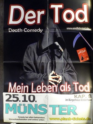 Mein Leben als Tod - 25.10.15 Münster - Veranstaltungs-Poster A1-39