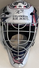 Jet Greaves Signed Auto Columbus Blue Jackets Full Size Goalie Mask Psa