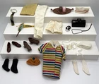Vintage 1960s Ken & Allan Doll Clothing Shoes & Accessories Lot Fountain Boy Etc