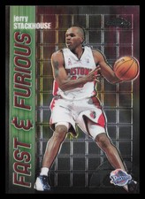 2001-02 Topps Chrome #FF11 Jerry Stackhouse Fast and Furious Pistons S225-354