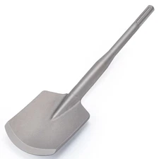 SDS Max Clay Spade, TOOVEM 4.5 x 17 Inch SDS Max Floor Scraper Bits Steel Rem...