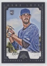 2016 Panini Diamond Kings Rookies Blue Framed 4/99 Jorge Lopez #174 0a4v