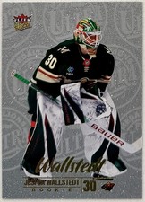 Jesper Wallstedt Rookie 2024-25 Upper Deck Fleer Ultra Medallions #M-16 Wild RC