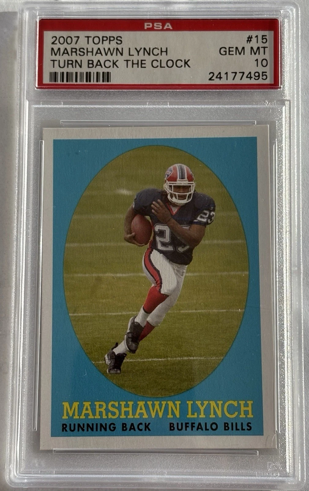 Marshawn Lynch Topps Turn Back the Clock #15 Base