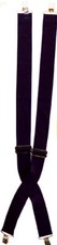 BLACK CLOWN SUSPENDERS HALLOWEEN COSTUME ACCESSORY