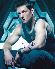 JAMIE BAMBER SIGNED 8X10 PHOTO AUTHENTIC AUTOGRAPH BATTLESTAR GALACTICA COA