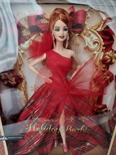 Image of Barbie 2024 Holiday Dolls, Seasonal Collector Toy, Signature, Red Hair