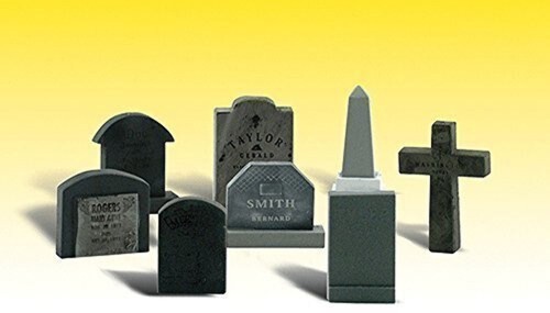 Woodland Scenics A2554 G Scale Tombstones - Picture 2 of 10