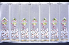  Katzen Scheibengardine Katzengardine in 10 Breiten Kindergardine Kätzchen Neu