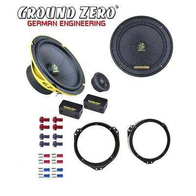 Ground Zero Auto SPL Lautsprecher System 16,5cm für Opel Astra F 1991-2000