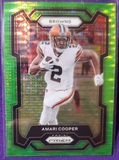 2023 Panini Prizm Amari Cooper Neon Green Pulsar Cleveland Browns #64