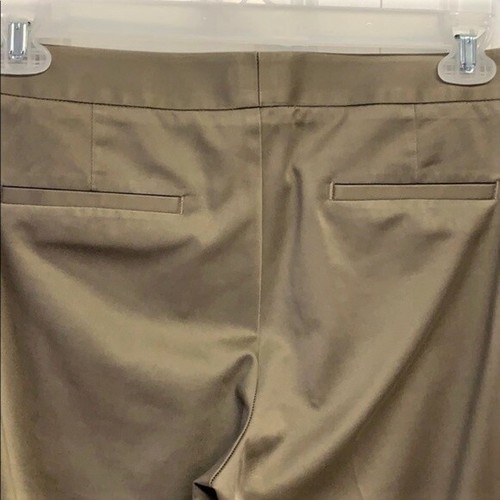 Dockers Ideal Fit Olive Green Stretch Cotton Low Rise Dress Pants Size 4 - Picture 5 of 5