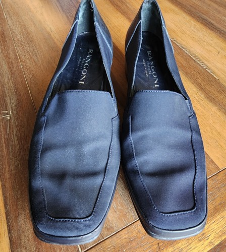 Rangoni Firenze Women's Size 8.5 B Navy Blue Shoes Made In Italy Slip On Shoe - 第 3/10 張圖片