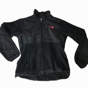the north face black and pink jacket