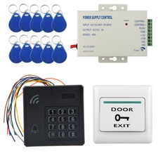 IC Tag Access Control 13.56MHz Writer Reader Keypad 12V 3A Power Door Security