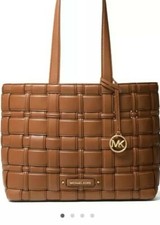 Michael Kors Ivy Woven East West Tote Shoulder Bag