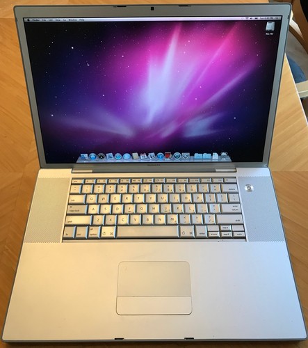 apple macbook pro 17" 2007 - a1229 - 500gb hd, 4gb ram