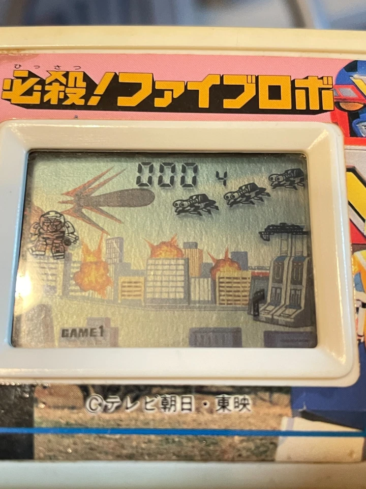 Игра Bandai 1990 Power Ranger FIVEMAN ЖК-дисплей ЯПОНИЯ HISSATSU FIVE ROBO - Изображение 3 из 4