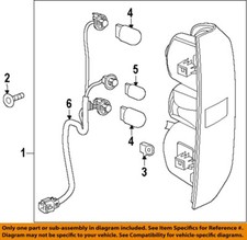 GM OEM Taillight Tail Light Lamp Rear-Tail Lamp Assembly Screw 11609457