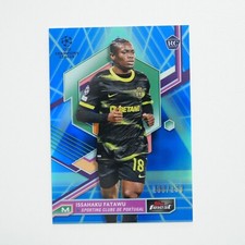2022-23 Topps Finest UCL Blue Aqua Vaporwave /250 Issahaku Fatawu #79
