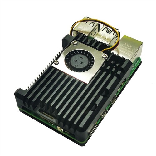 Aluminum Alloy Housing Full Coverage Case for Raspberry 5 for Maker Labs - Afbeelding 6 van 8