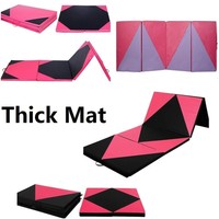 Uk Foldable Panel Gymnastics Mat Triangle Pattern Gym Fitness Exercise Thick Uk Foldable Panel Gymnastics Mat Triangle Pattern Gym Fitness Exercise Thick