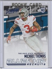MICHAEL THOMAS 2016 Prestige BLUE CHIP RECRUITS ROOKIE CARD Football RC SAINTS!