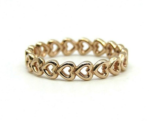 AUTHENTIC PANDORA LINKED LOVE BAND RING 