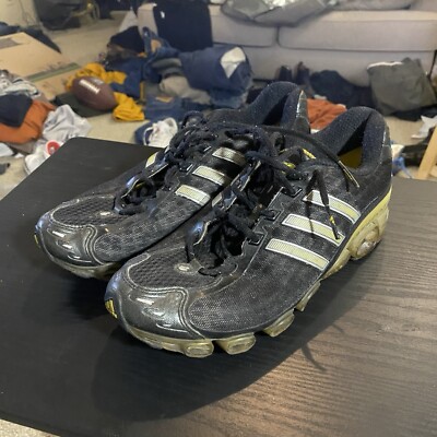 Adidas Megabounce Sneakers Men's 9.5 670102 Black & Yellow Running Trainers 2006